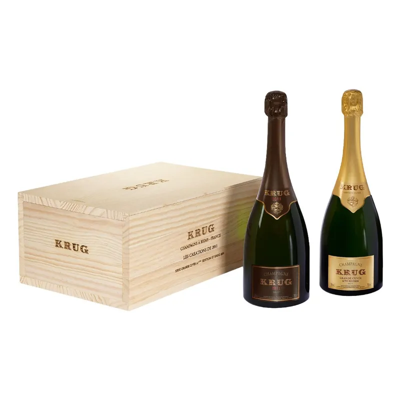 Krug Grande Cuvée Edition 167 + Vintage Millésime 2011 Les Créations